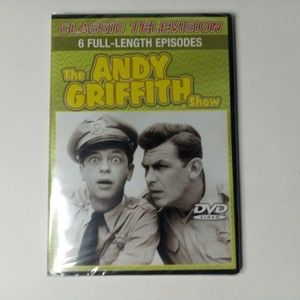 The Andy Griffith Show 6 Full-Length Episodes Classic Television DVD, NEW